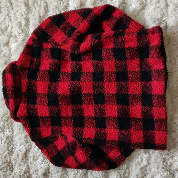 🎉Host Pick🎉 EUC Kid's Sherpa buffalo plaid coat - Picture 4 of 4